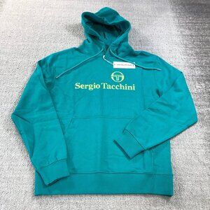 Sergio Tacchini Heritage Hoodie size S Small, Color: Blue Grass